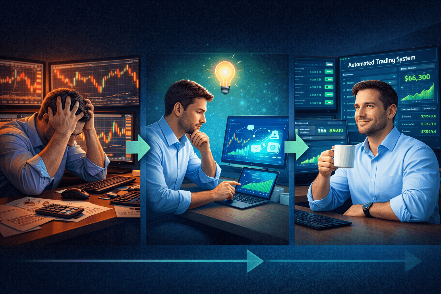 Transformation of a person after understanding the challenges of algo trading