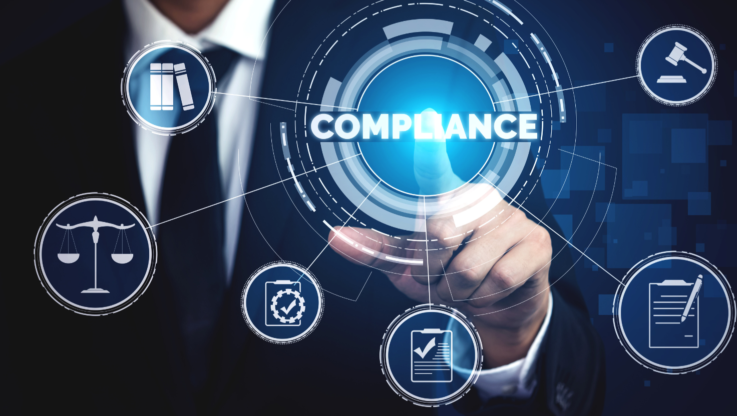 A flowchart of compliance with explanation of its importance