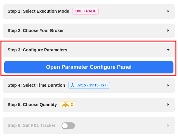 Click to Enlarge or Ctrl+Click to open in a new Tab parameters config