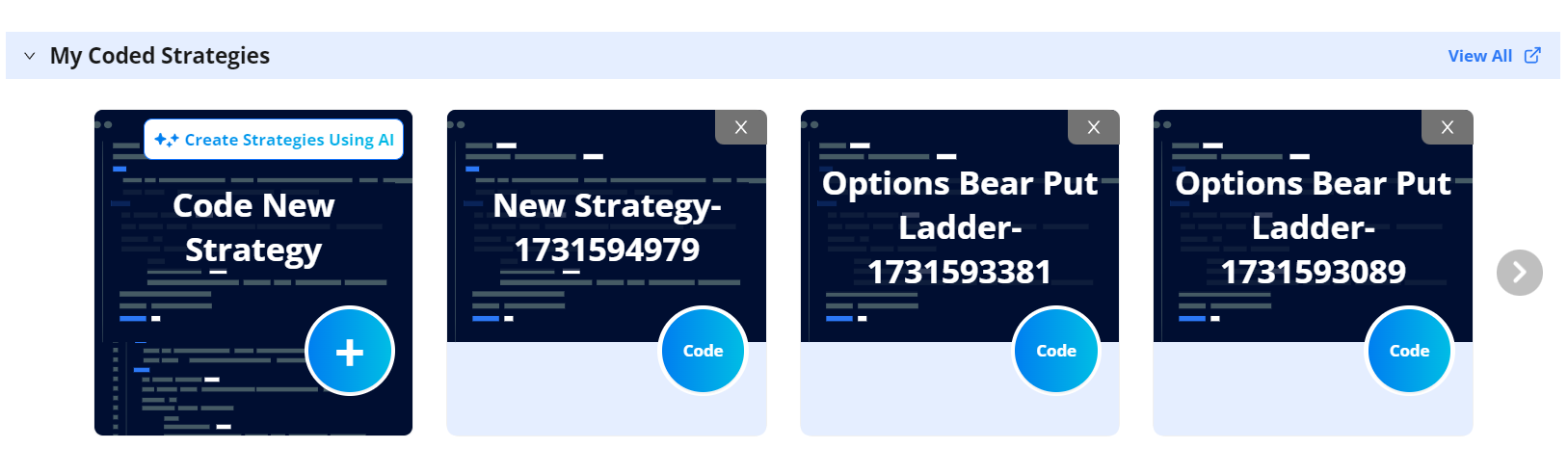 Click to Enlarge or Ctrl+Click to open in a new Tab My Coded Strategies