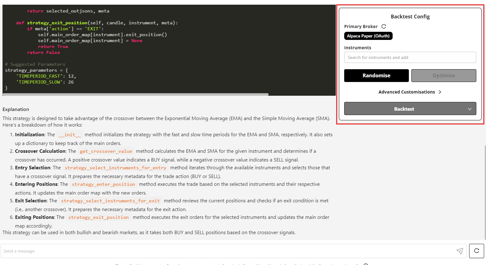 New Execute modal in Copilot